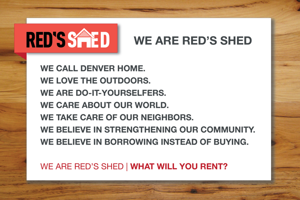 Red’s Shed Office Poster